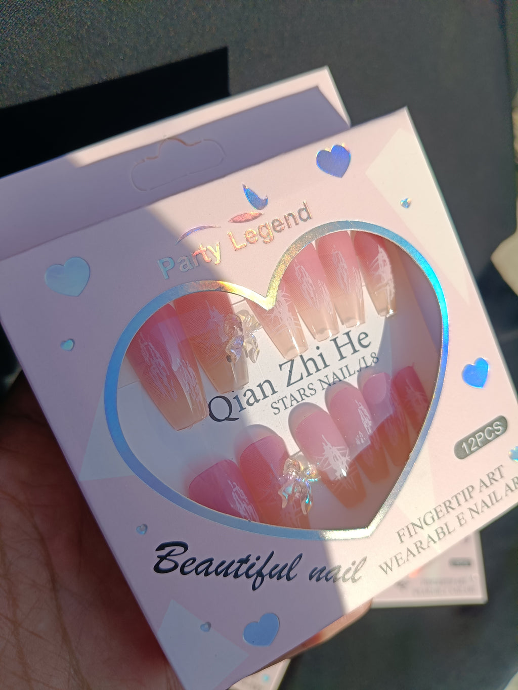 Nails Heart Box